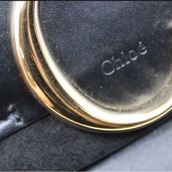 Authentic Chloé C medium leather shoulder bag - Picture 2 of 14